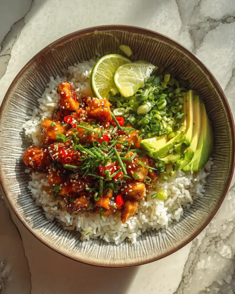 Zesty Honey Lime Chicken & Avocado Rice: A Flavorful Fiesta in Your Bowl - Featured Image
