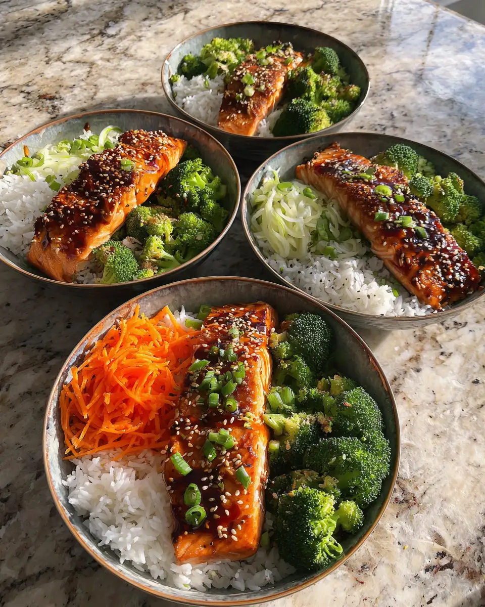 Sweet Symphony: Honey Sesame Glazed Salmon Bowls That Dance on Your Taste Buds 4 Ingredients for Sweet Symphony: Honey Sesame Glazed Salmon Bowls That Dance on Your Taste Buds