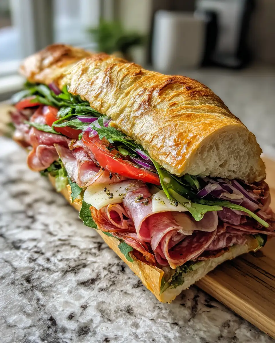 Ultimate Italian Grinder Sandwich: A Flavor-Packed Culinary Journey 6 Final dish - Ultimate Italian Grinder Sandwich: A Flavor-Packed Culinary Journey