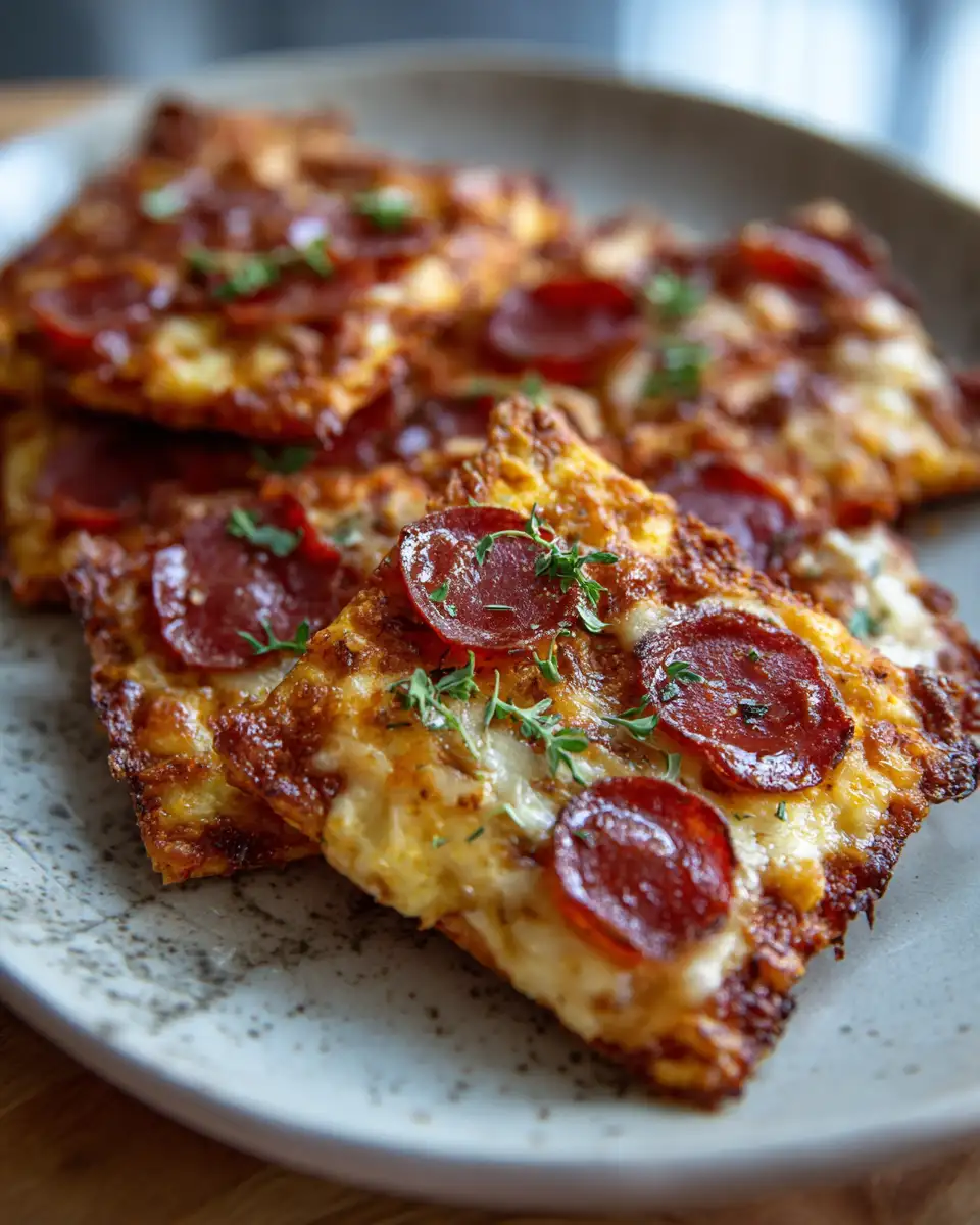 Crispy Keto Delight: Irresistible Pepperoni Cheese Crisps - Featured Image