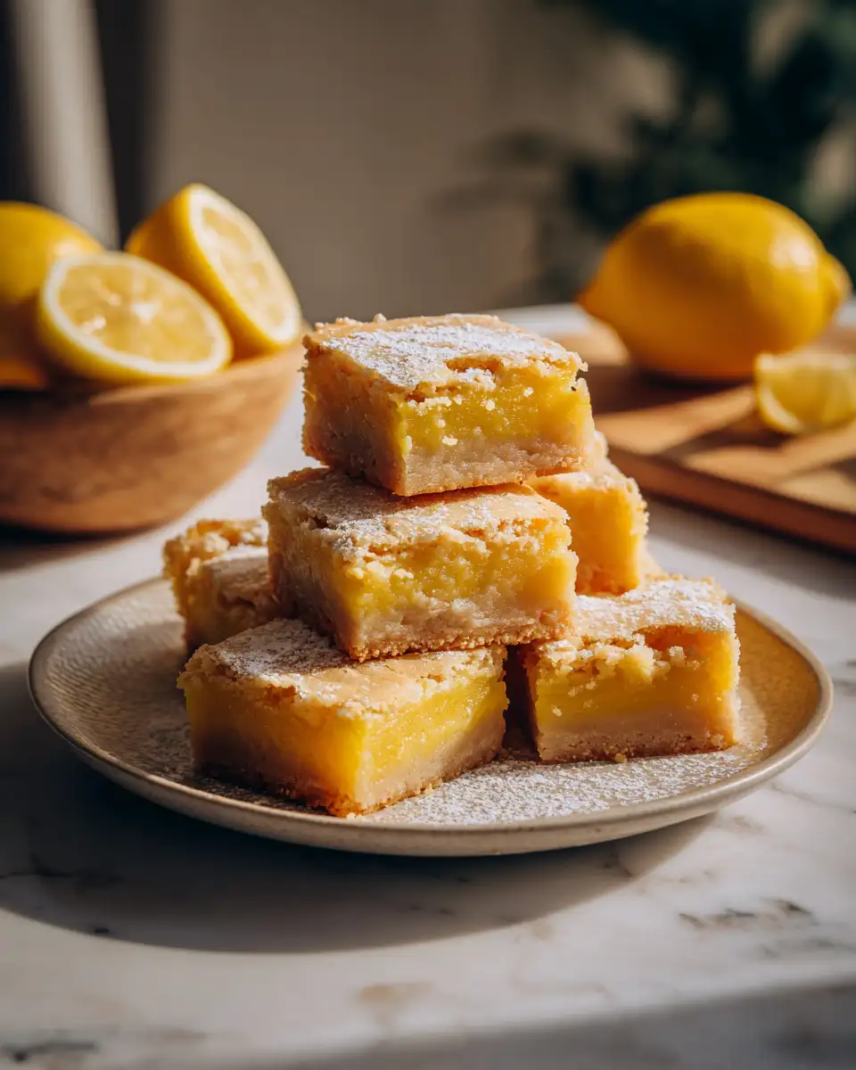 Zesty Lemon Brownies That Will Brighten Your Day - Featured Image