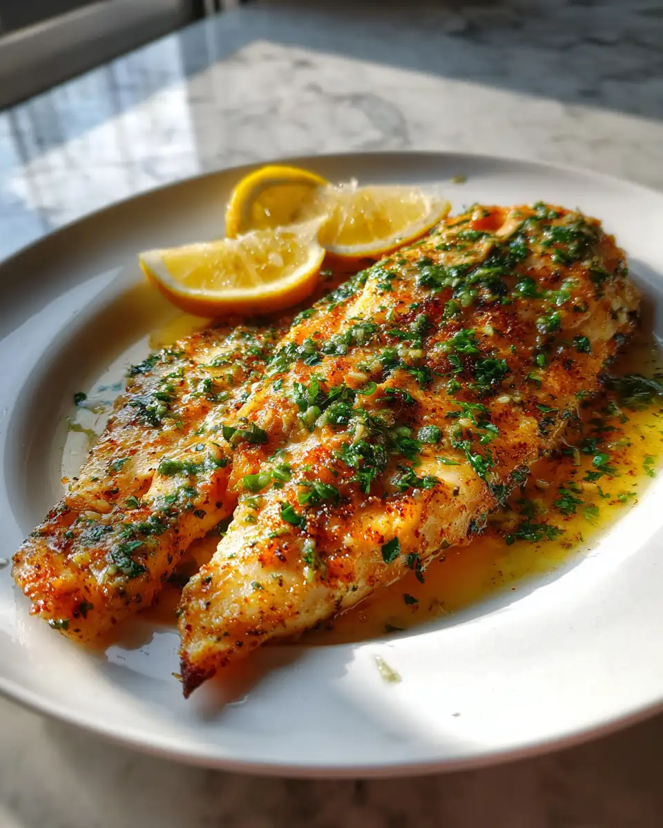 Savor the Flavors: Lemon Herb Butter Tilapia Delight 6 Final dish - Savor the Flavors: Lemon Herb Butter Tilapia Delight