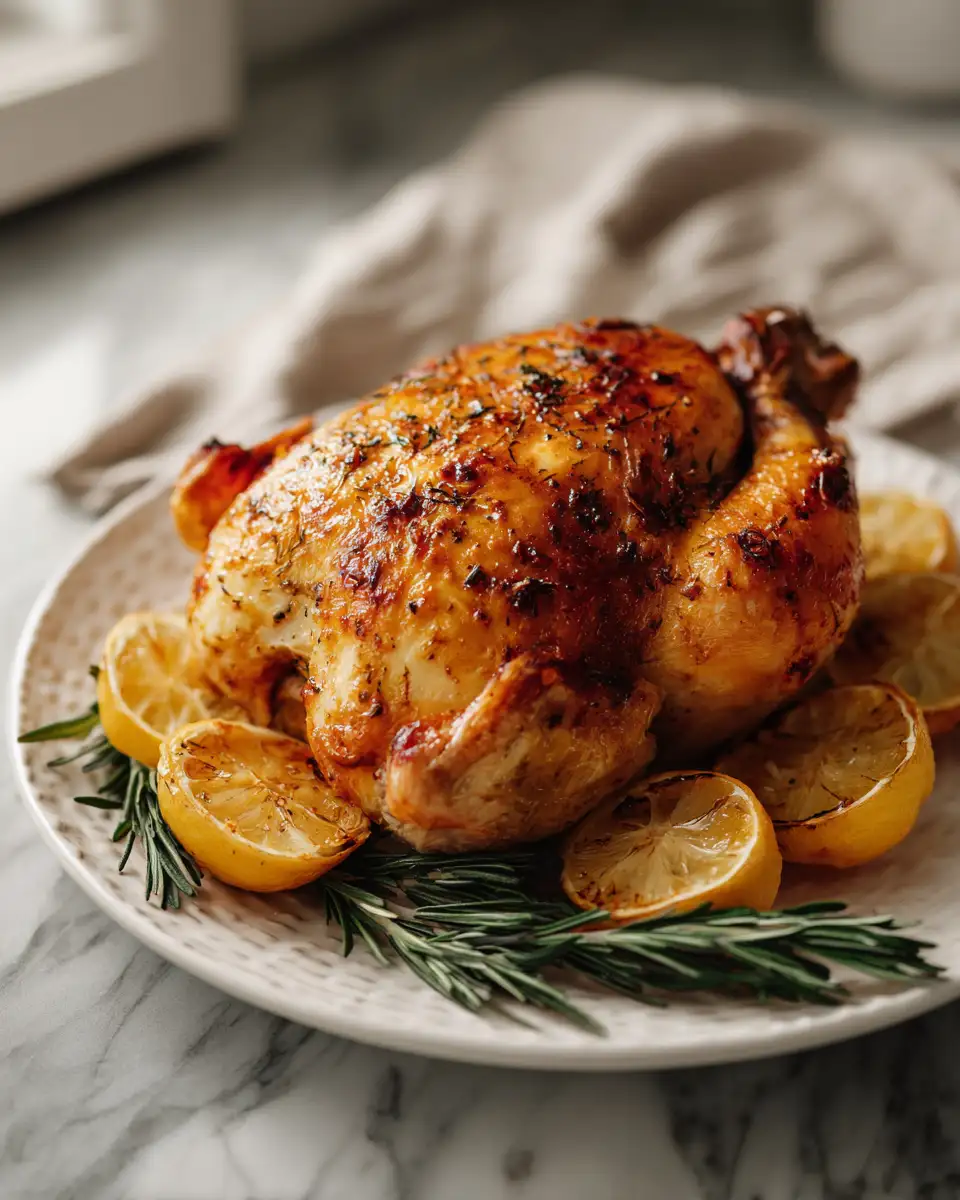 Zesty Lemon Herb Roast Chicken: A Flavorful Feast Awaits - Featured Image
