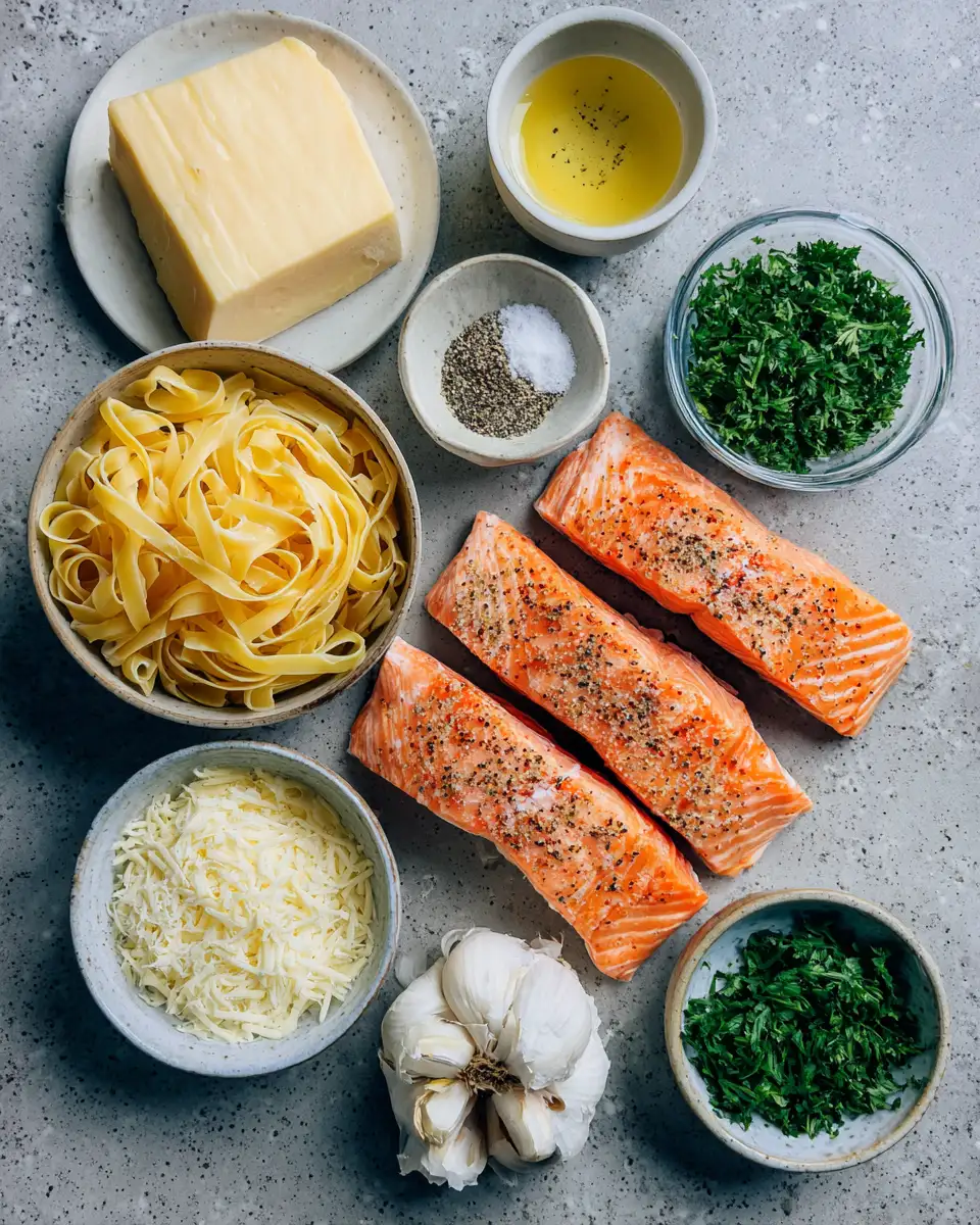 Zesty Lemon Pepper Salmon Alfredo: A Flavorful Twist on a Classic Dish 4 Ingredients for Zesty Lemon Pepper Salmon Alfredo: A Flavorful Twist on a Classic Dish