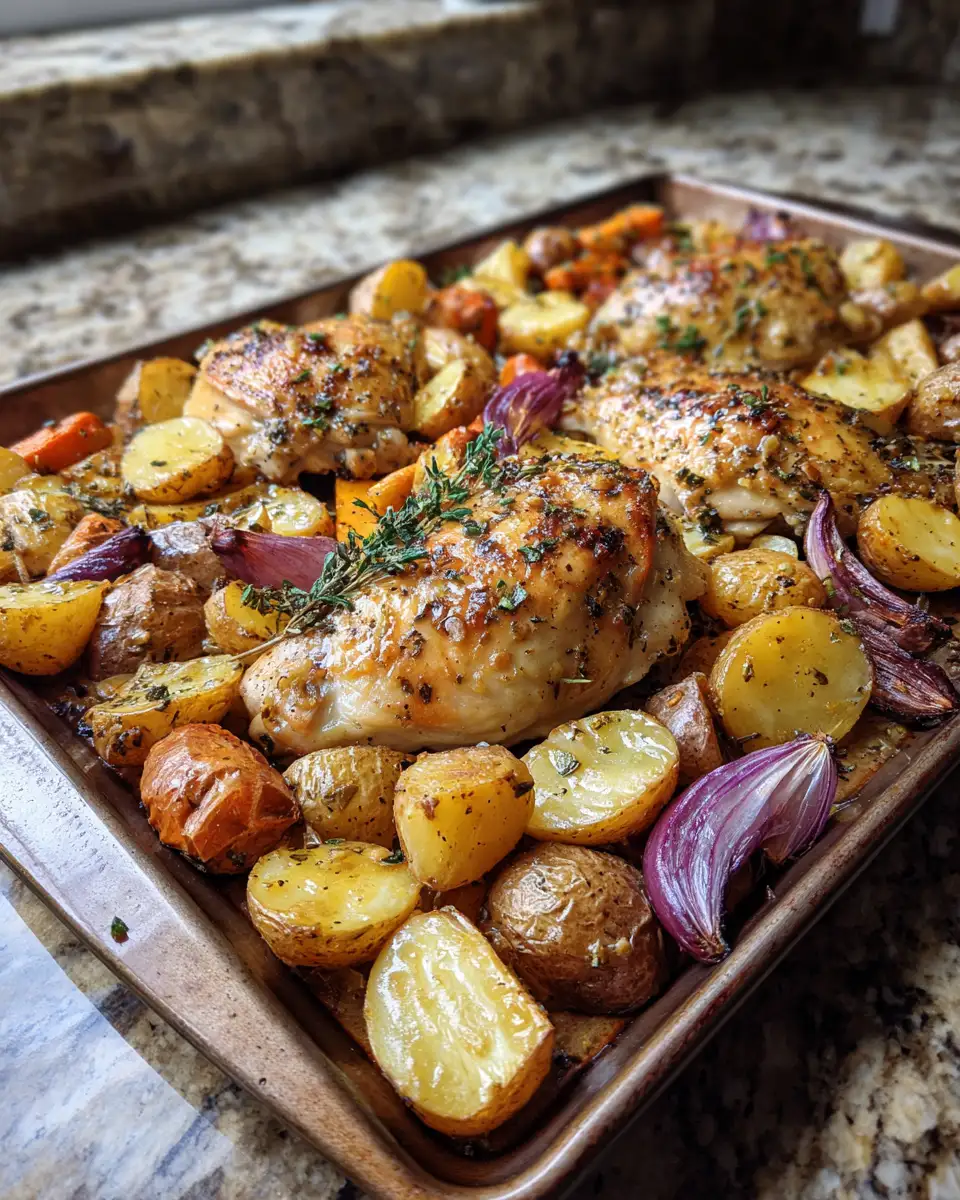 Final dish - Maple Dijon Chicken Sheet Pan Magic for Easy Weeknight Dinners