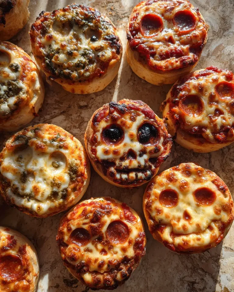 Spook-tacular Mini Skull Pizzas for a Hauntingly Delicious Halloween - Featured Image