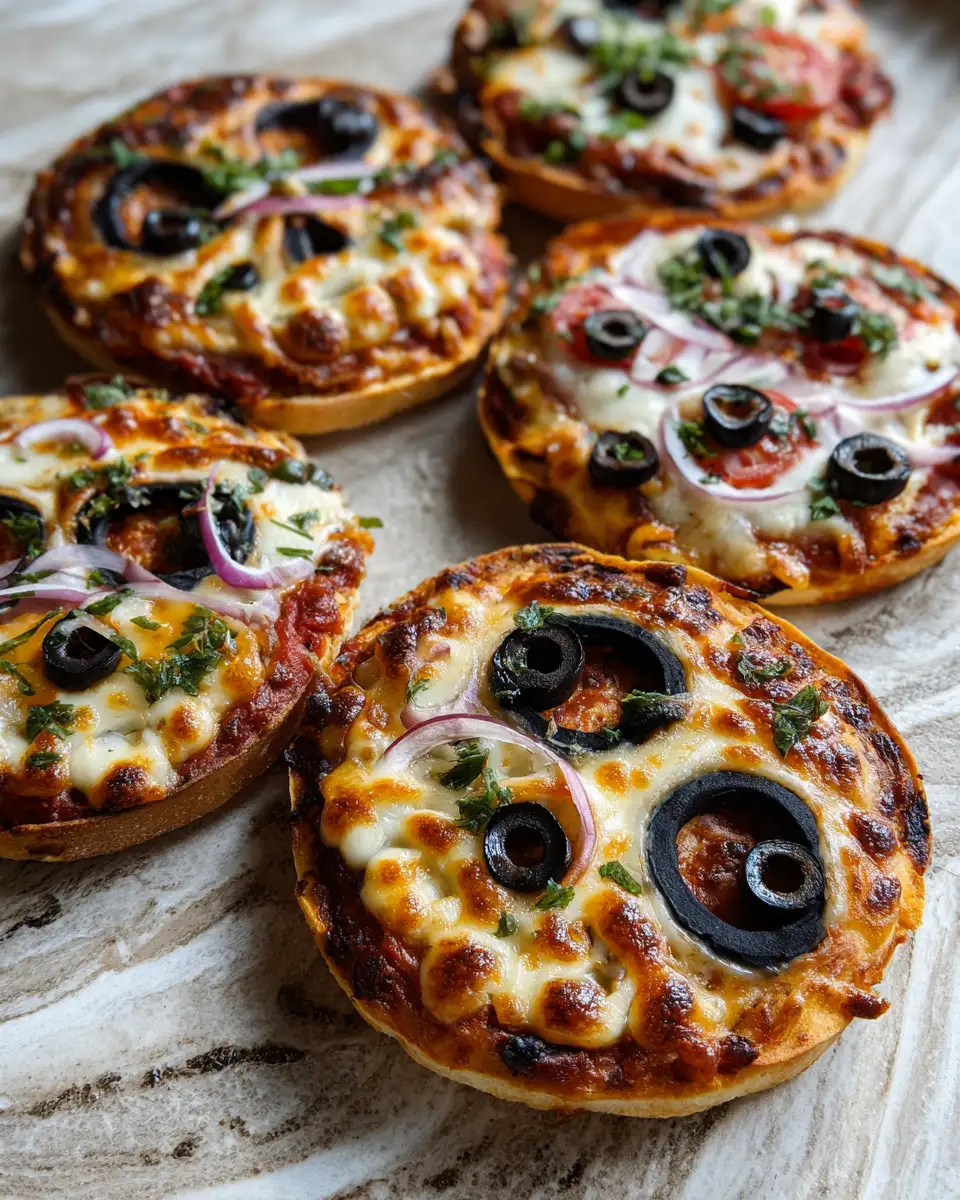 Final dish - Spook-tacular Mini Skull Pizzas for a Hauntingly Delicious Halloween