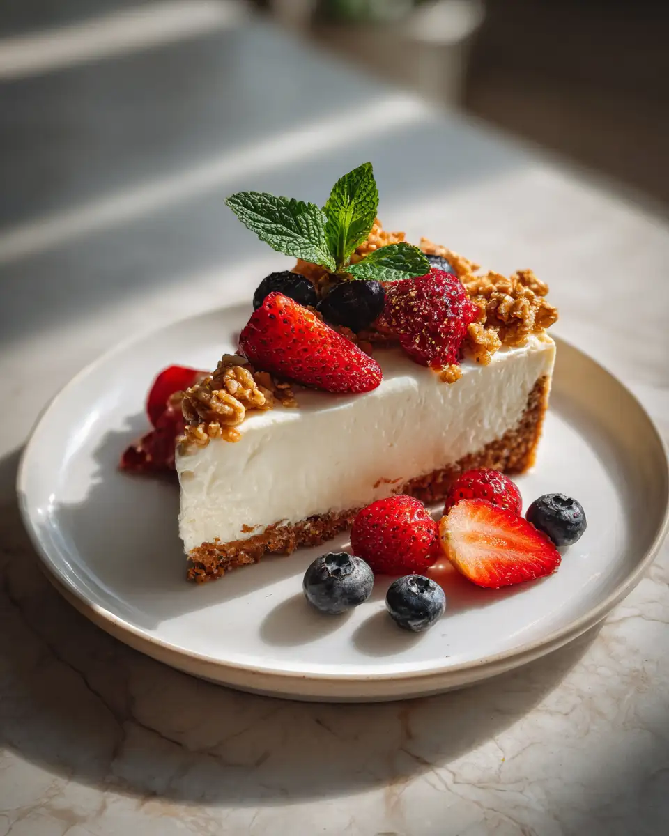 Effortless Indulgence: The Ultimate No Bake Cheesecake Recipe 6 Final dish - Effortless Indulgence: The Ultimate No Bake Cheesecake Recipe