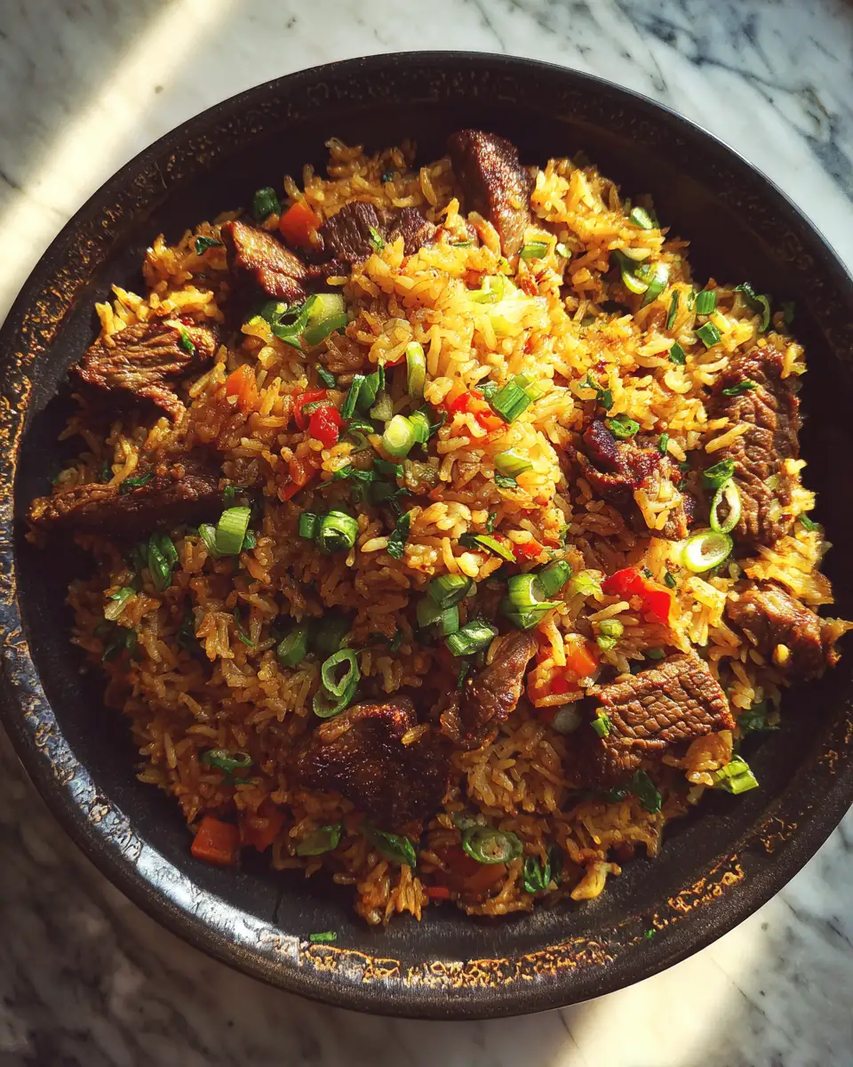 Savor the Flavor: One Pan Beef and Rice Delight 6 Final dish - Savor the Flavor: One Pan Beef and Rice Delight