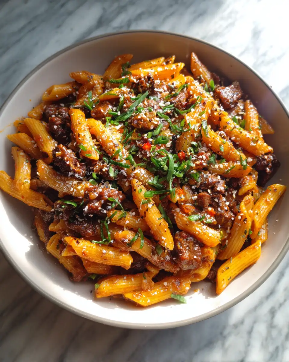 One Pot Beef Pasta: A Deliciously Simple Weeknight Wonder 6 Final dish - One Pot Beef Pasta: A Deliciously Simple Weeknight Wonder
