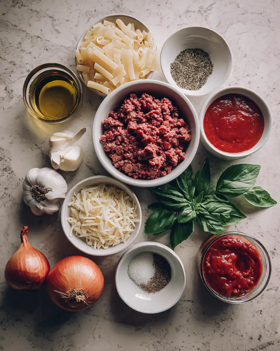 One Pot Beef Pasta: A Deliciously Simple Weeknight Wonder 4 Ingredients for One Pot Beef Pasta: A Deliciously Simple Weeknight Wonder