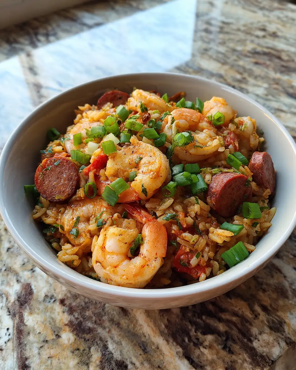 Savor the Simplicity: One Pot Shrimp and Sausage Jambalaya Magic 6 Final dish - Savor the Simplicity: One Pot Shrimp and Sausage Jambalaya Magic