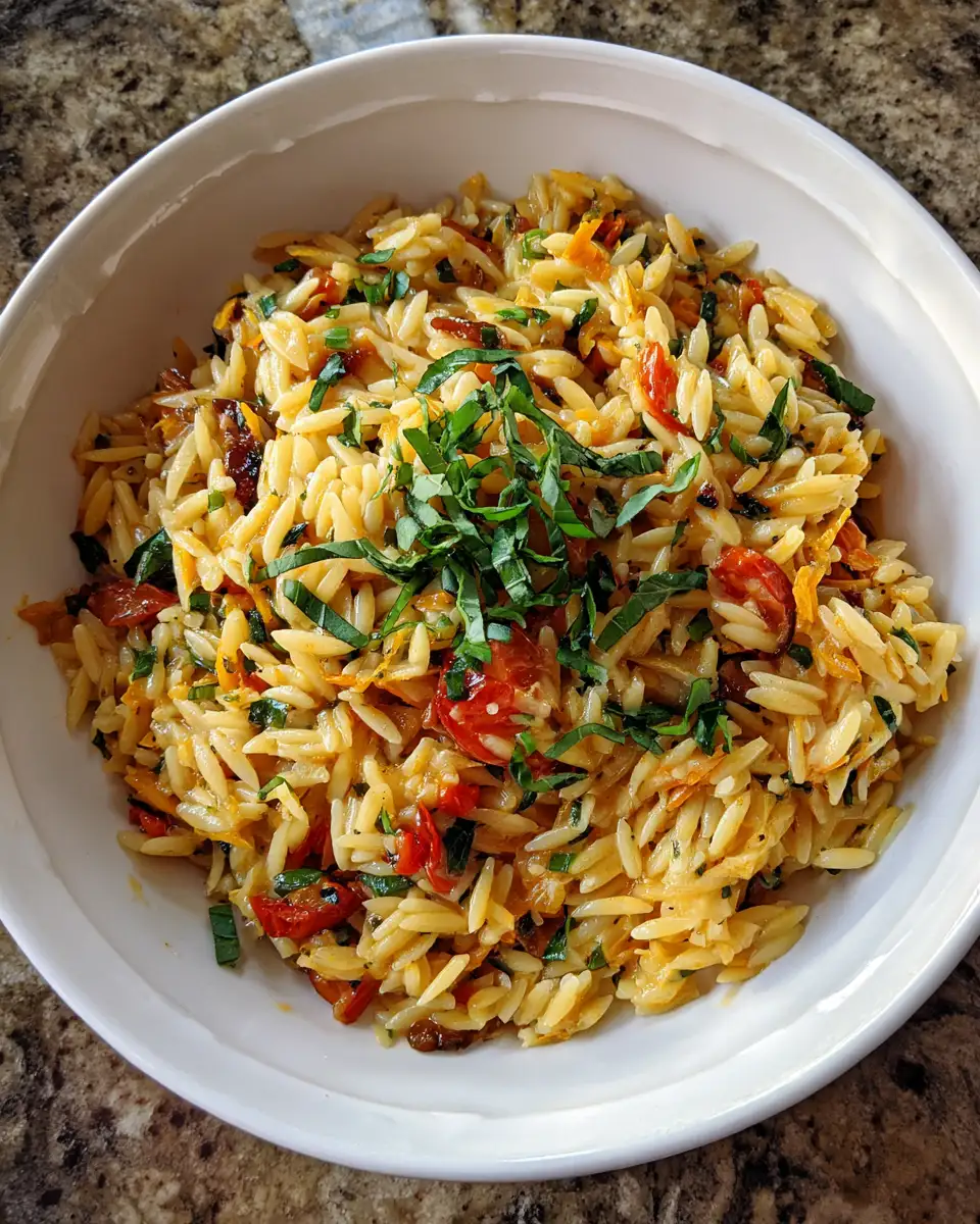 Orzo Magic: A Delicious Twist on Your Next Dinner Recipe 6 Final dish - Orzo Magic: A Delicious Twist on Your Next Dinner Recipe