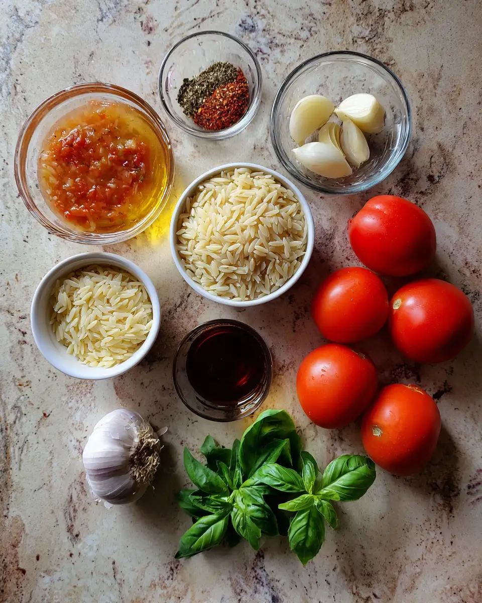 Orzo Magic: A Delicious Twist on Your Next Dinner Recipe 4 Ingredients for Orzo Magic: A Delicious Twist on Your Next Dinner Recipe