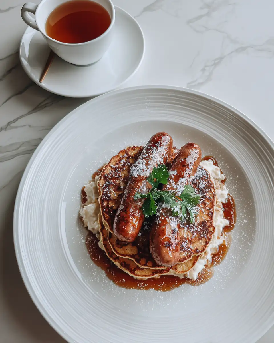 Final dish - Pancake Sausage Sticks: A Sweet and Savory Breakfast Revolution