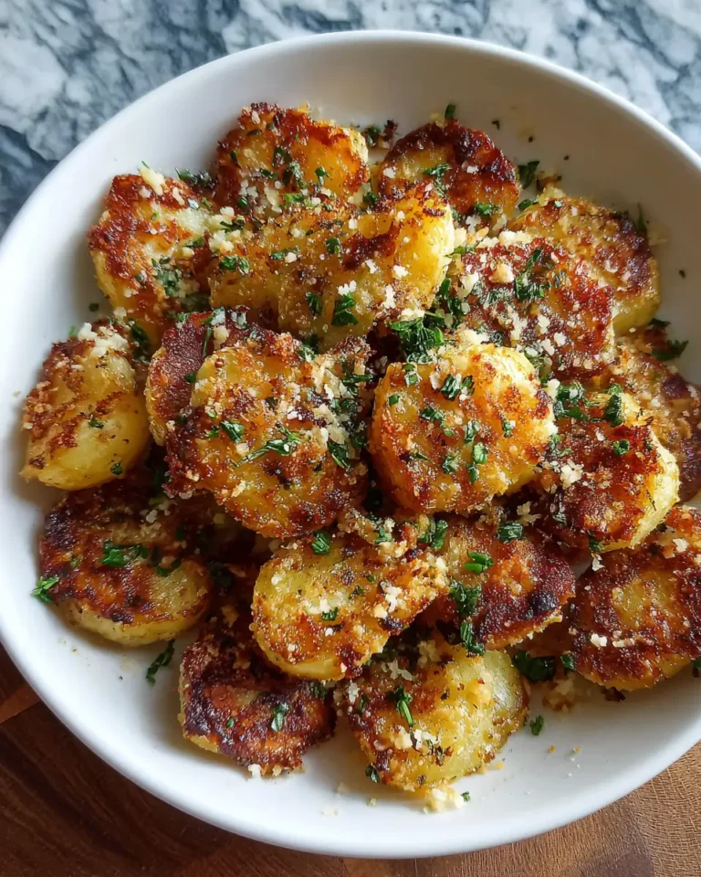 Heavenly Parmesan Garlic Smashed Potatoes for Irresistible Flavor - Featured Image