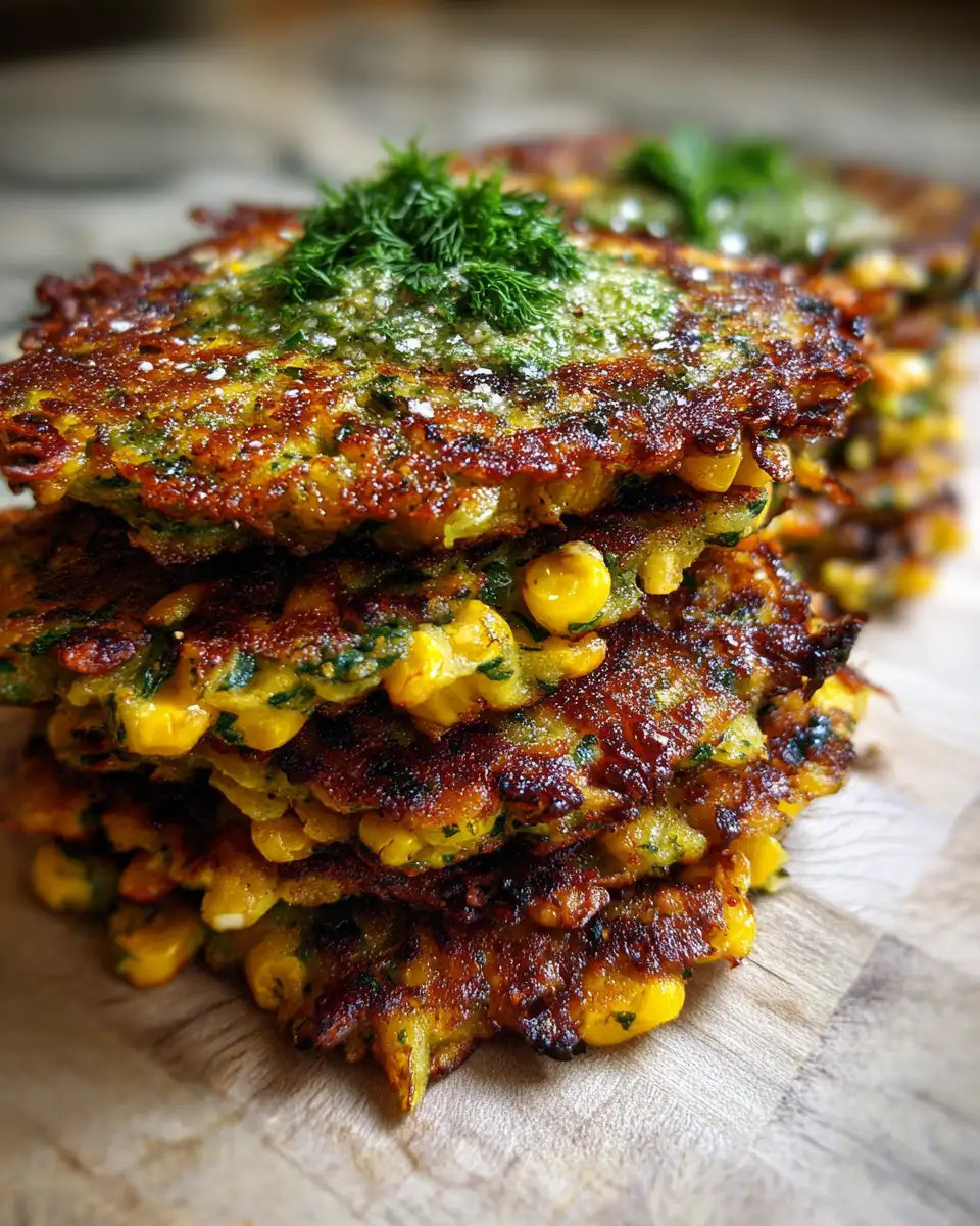 Final dish - Crispy Parmesan Zucchini Corn Fritters: Your New Favorite Snack