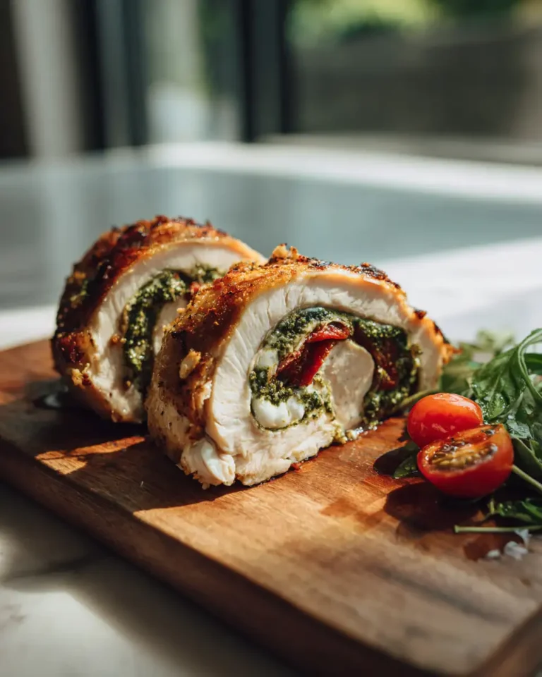 Irresistible Pesto Mozzarella Stuffed Chicken That Will Wow Your Taste Buds - Featured Image