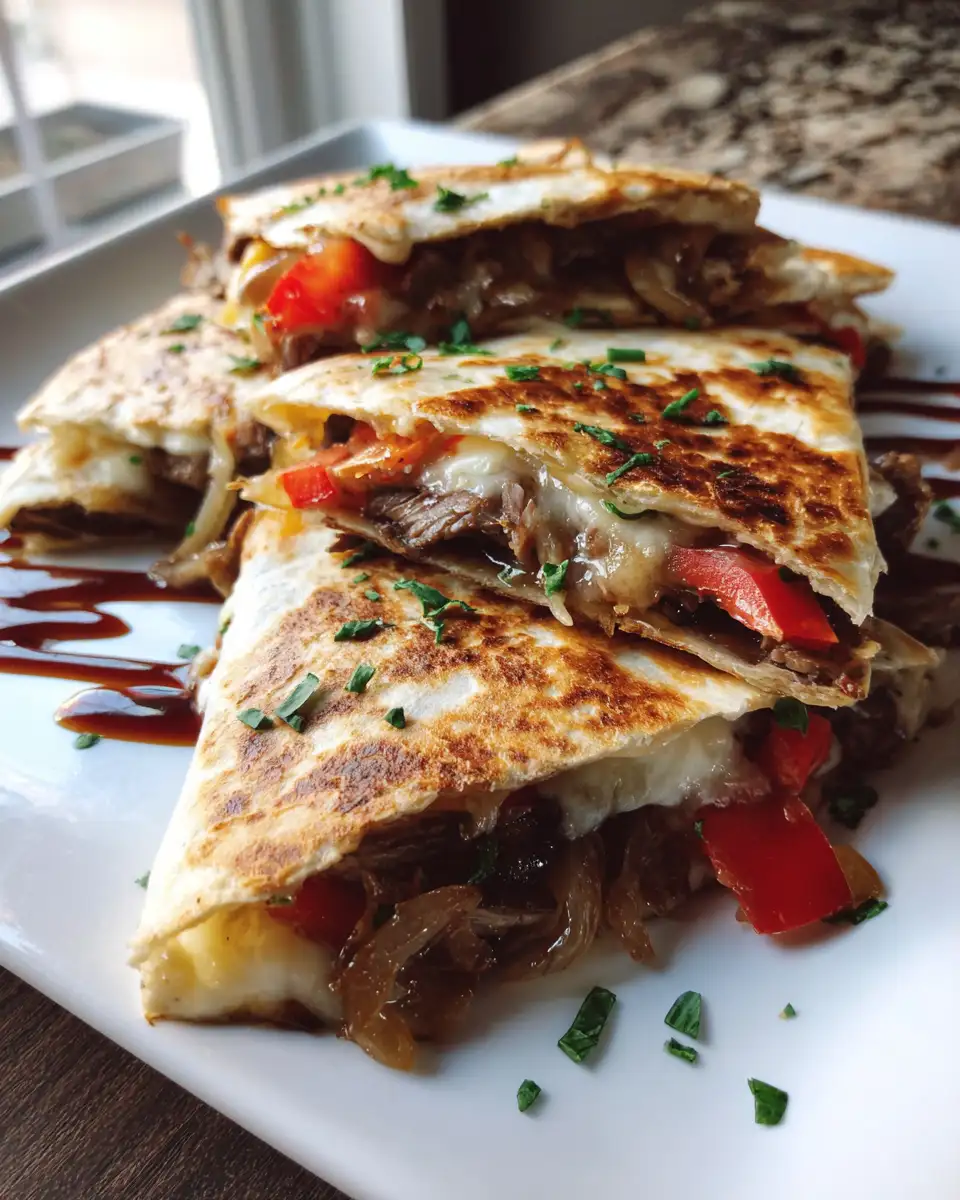 Philly Cheesesteak Quesadillas: A Fusion Feast of Flavors - Featured Image