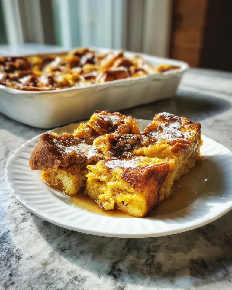 Pumpkin French Toast Bake: Autumn's Cozy Breakfast Delight - Featured Image