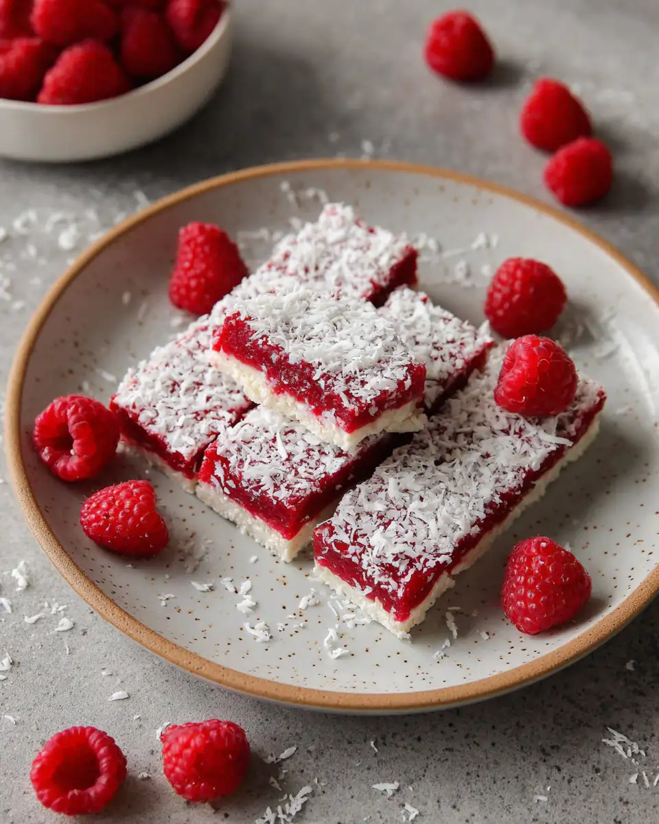 Sweet Bliss: Irresistible Raspberry Coconut Bars to Savor - Featured Image