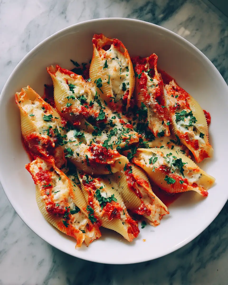 Final dish - Heavenly Ricotta Stuffed Shells That Will Make Your Taste Buds Dance