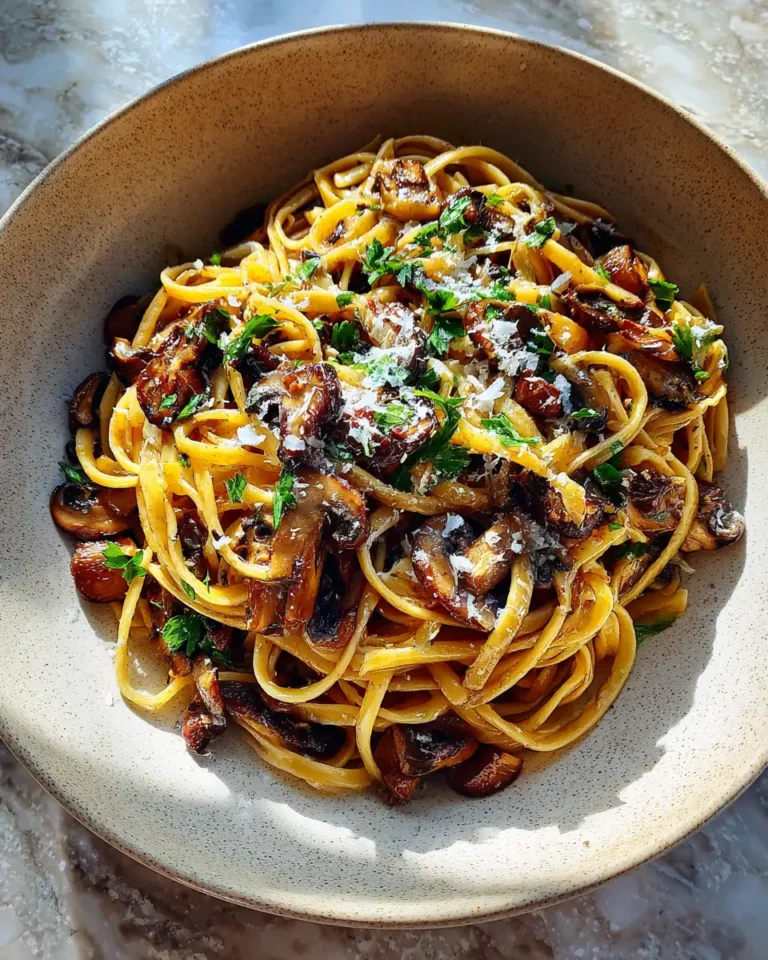 Creamy Roasted Garlic Mushroom Pasta: A Flavorful Twist on Comfort Food - Featured Image
