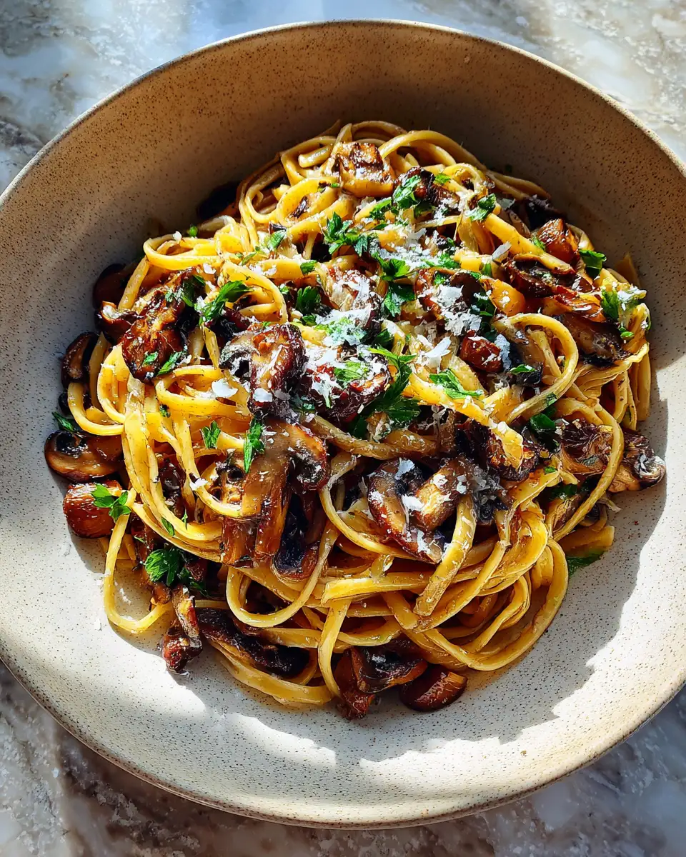 Creamy Roasted Garlic Mushroom Pasta: A Flavorful Twist on Comfort Food - Featured Image