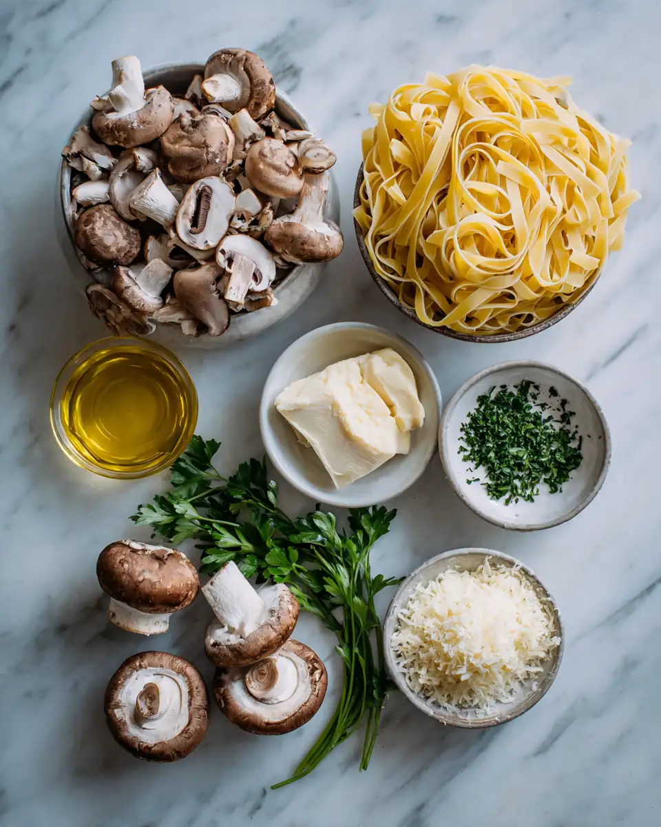 Creamy Roasted Garlic Mushroom Pasta: A Flavorful Twist on Comfort Food 4 Ingredients for Creamy Roasted Garlic Mushroom Pasta: A Flavorful Twist on Comfort Food