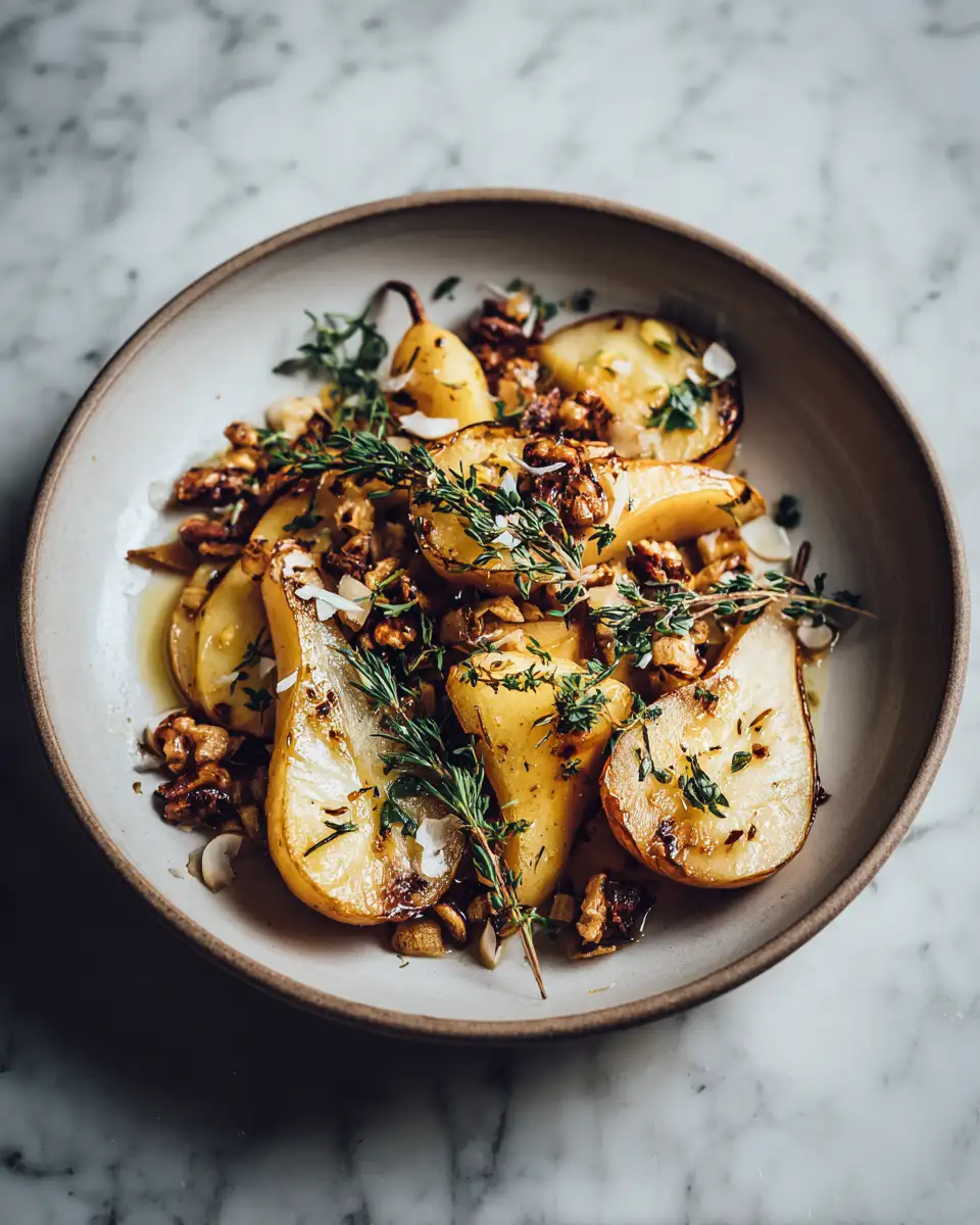 Final dish - Irresistibly Delicious: Your Ultimate Roasted Pears Recipe