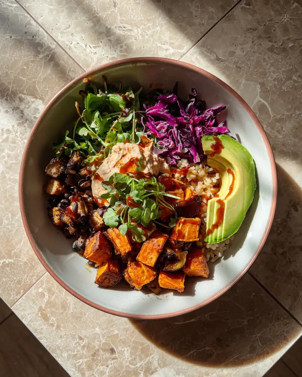 Final dish - Savor the Flavor: Roasted Sweet Potato Burrito Bowl Bliss