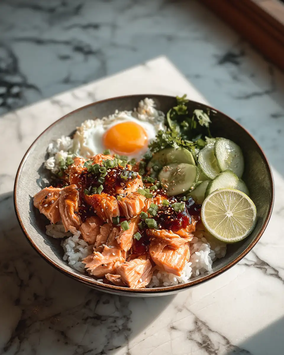 Effortless Salmon Rice Bowl: A Quick and Delicious Meal - Featured Image