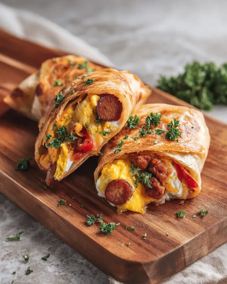 Sizzling Sausage Egg Cheese Roll Ups: Your New Breakfast Obsession - Featured Image