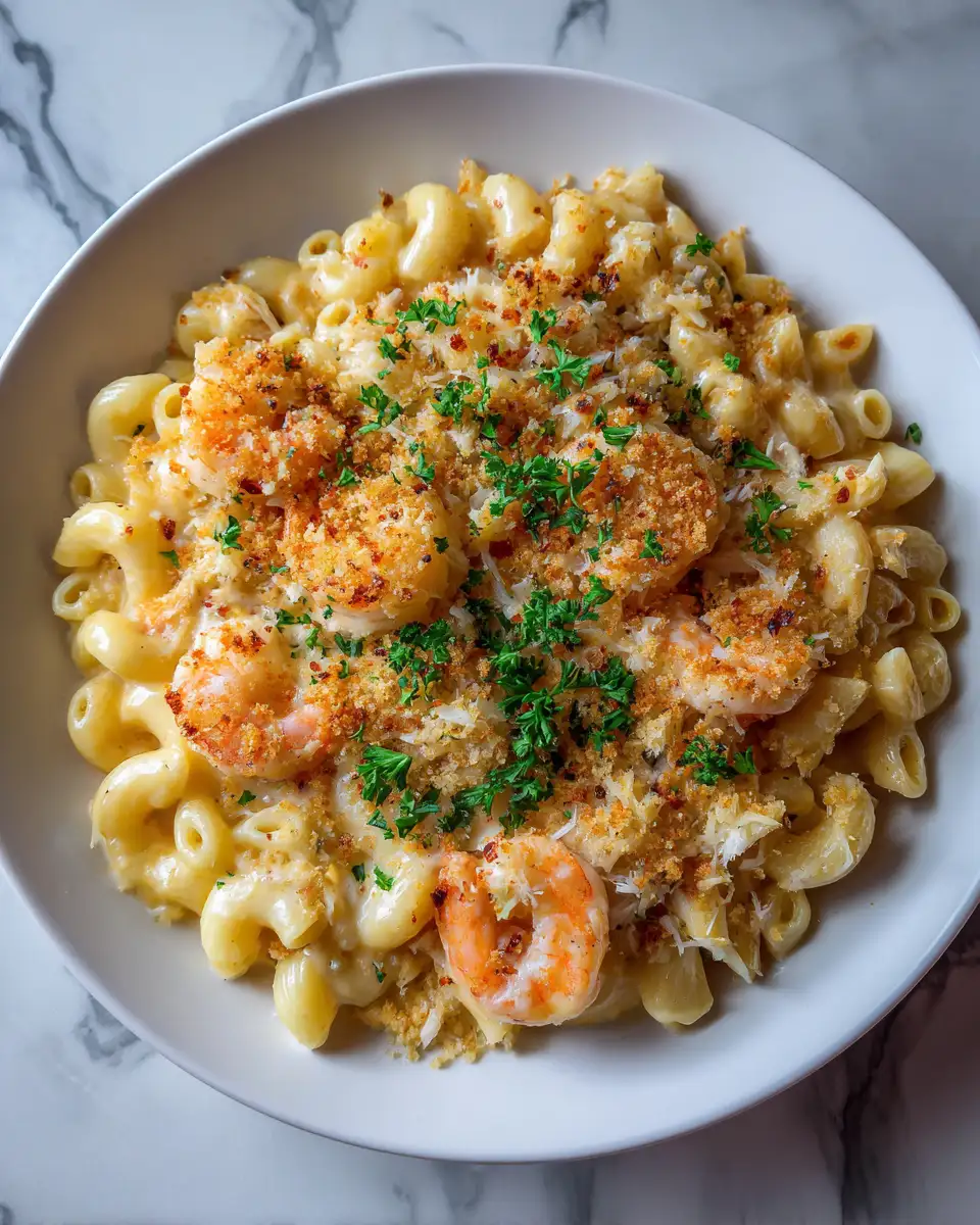 Ingredients for Dive into Decadence: Seafood Mac and Cheese Bliss
