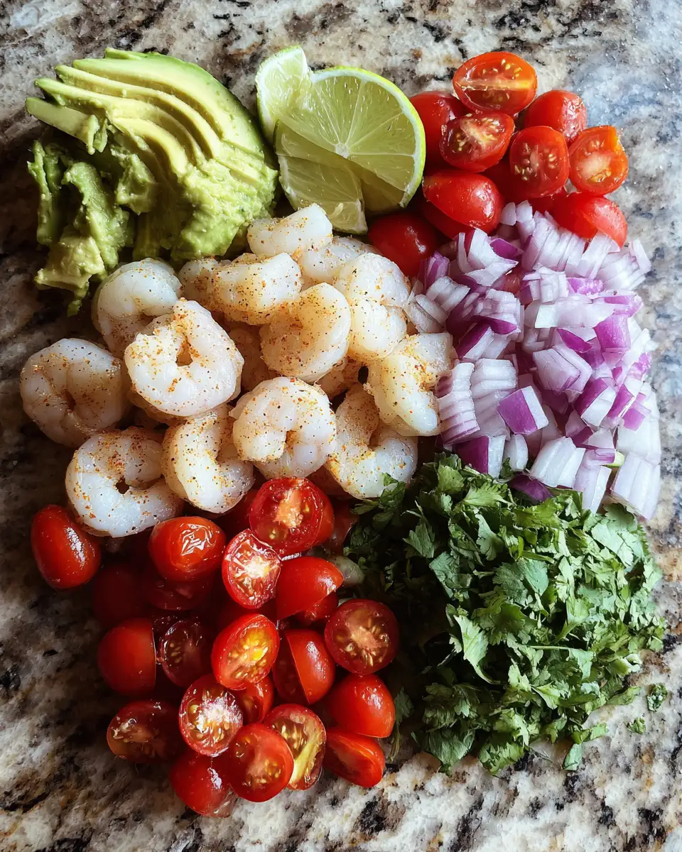 Zesty Shrimp and Avocado Salad: A Refreshing Twist on a Classic Dish 4 Ingredients for Zesty Shrimp and Avocado Salad: A Refreshing Twist on a Classic Dish