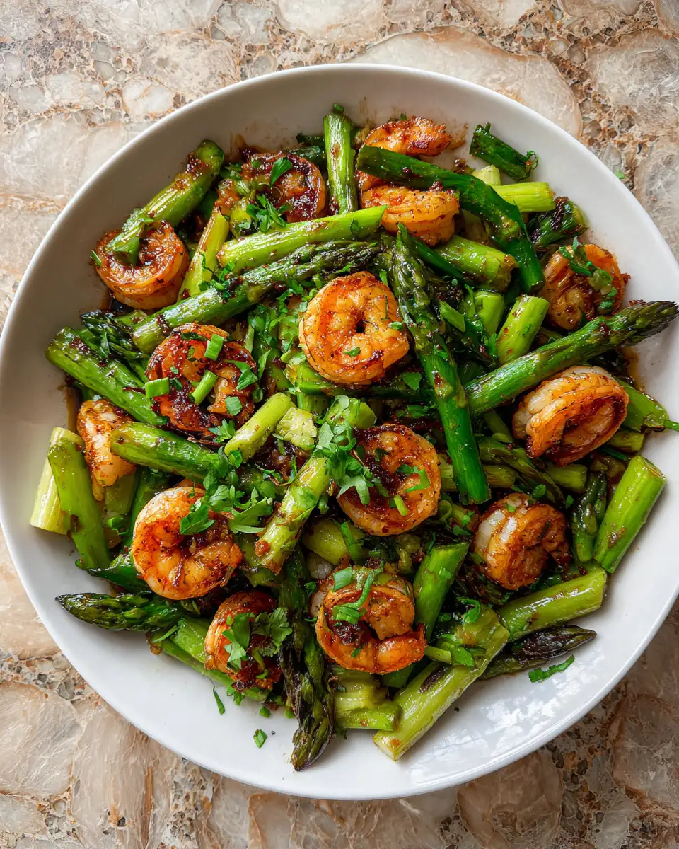 Savory Shrimp Asparagus Stir Fry: A Quick and Delicious Weeknight Delight - Featured Image