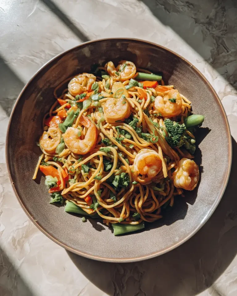 Savor the Flavor: Irresistible Shrimp Noodle Stir Fry Delight - Featured Image