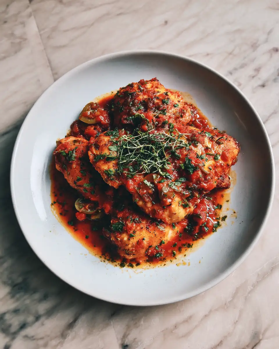 Irresistibly Saucy Smothered Chicken: A Comfort Food Classic 6 Final dish - Irresistibly Saucy Smothered Chicken: A Comfort Food Classic