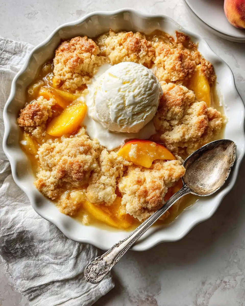Irresistible Southern Peach Cobbler: A Sweet Slice of Southern Comfort - Featured Image