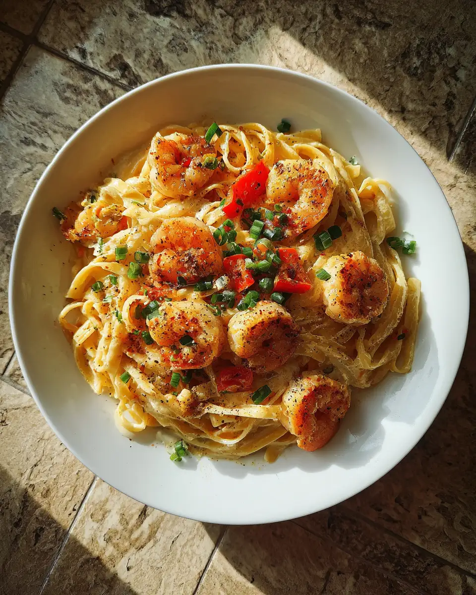 Sizzle and Spice: Indulge in the Ultimate Cajun Shrimp Alfredo Experience - Featured Image