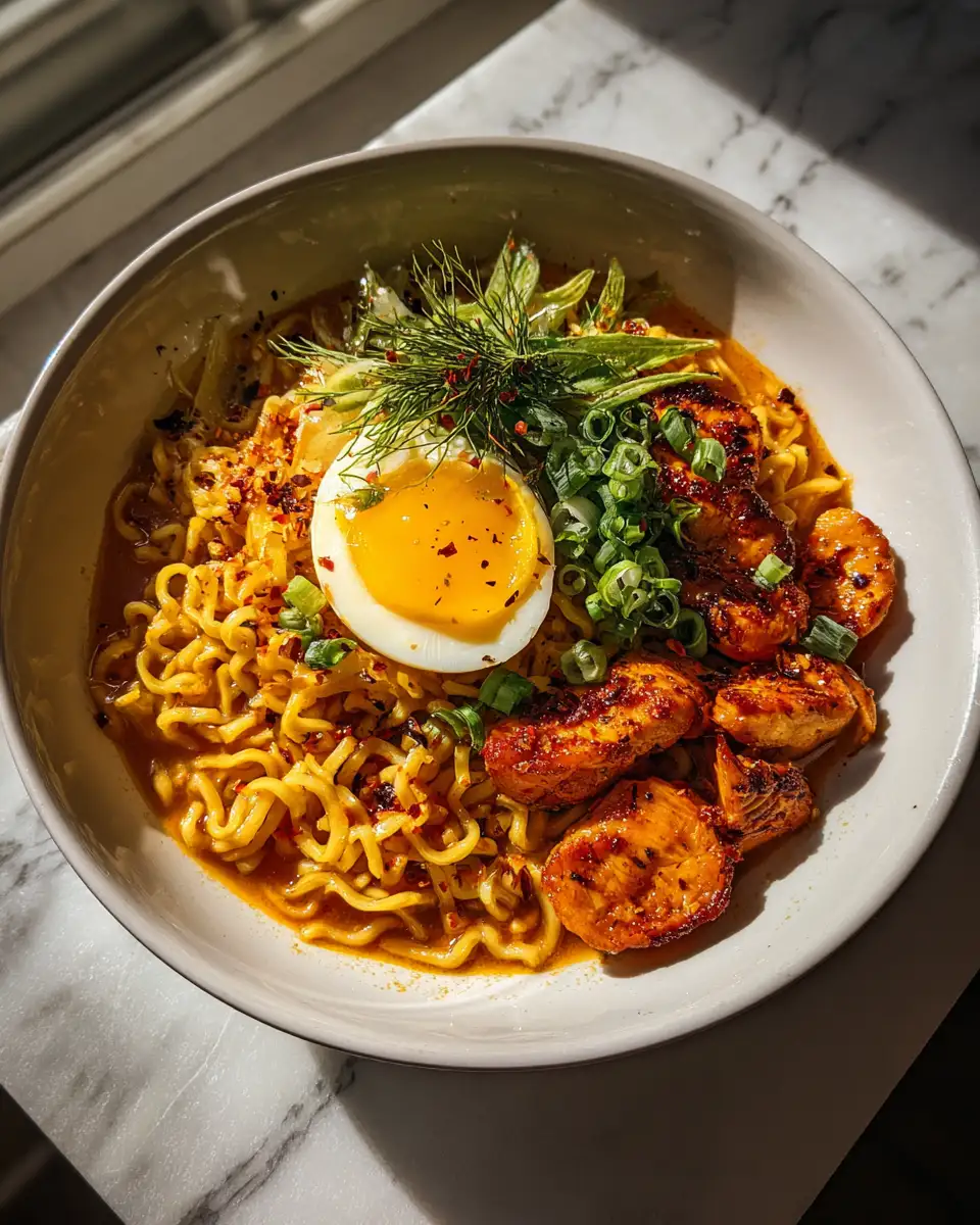 Ignite Your Taste Buds with Spicy Garlic Butter Ramen Bliss 6 Final dish - Ignite Your Taste Buds with Spicy Garlic Butter Ramen Bliss