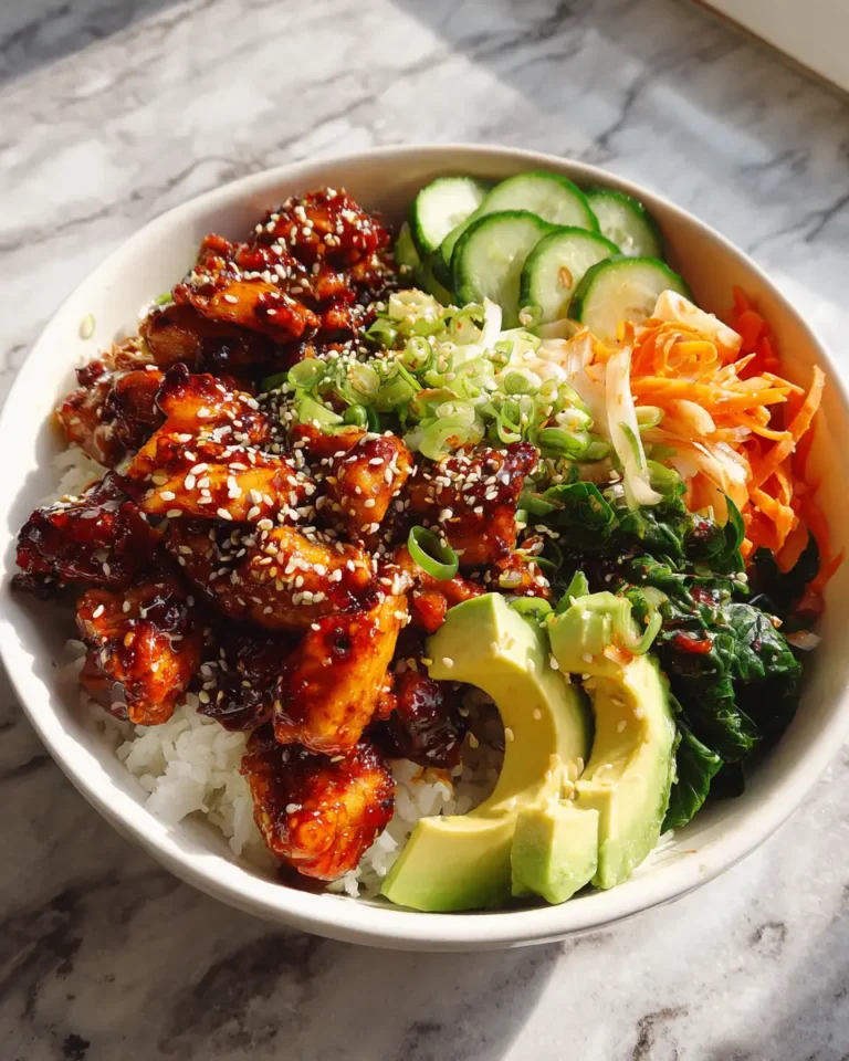 Savor the Heat with Our Spicy Garlic Chicken Bowl Delight - Featured Image
