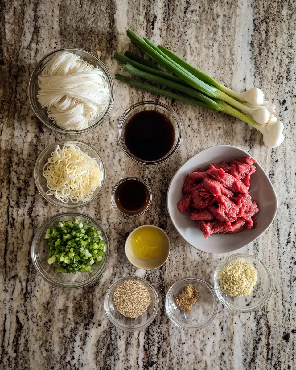 Fiery Flavors Unleashed: Spicy Korean Beef Noodles Adventure 4 Ingredients for Fiery Flavors Unleashed: Spicy Korean Beef Noodles Adventure