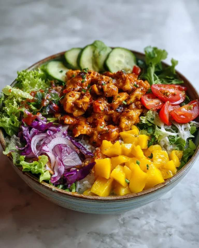 Savor the Heat: Spicy Mango Chicken Rice Bowl Delight - Featured Image