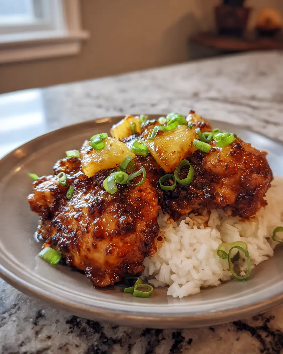 Sweet Heat Sensation: Spicy Pineapple Brown Sugar Chicken Delight - Featured Image