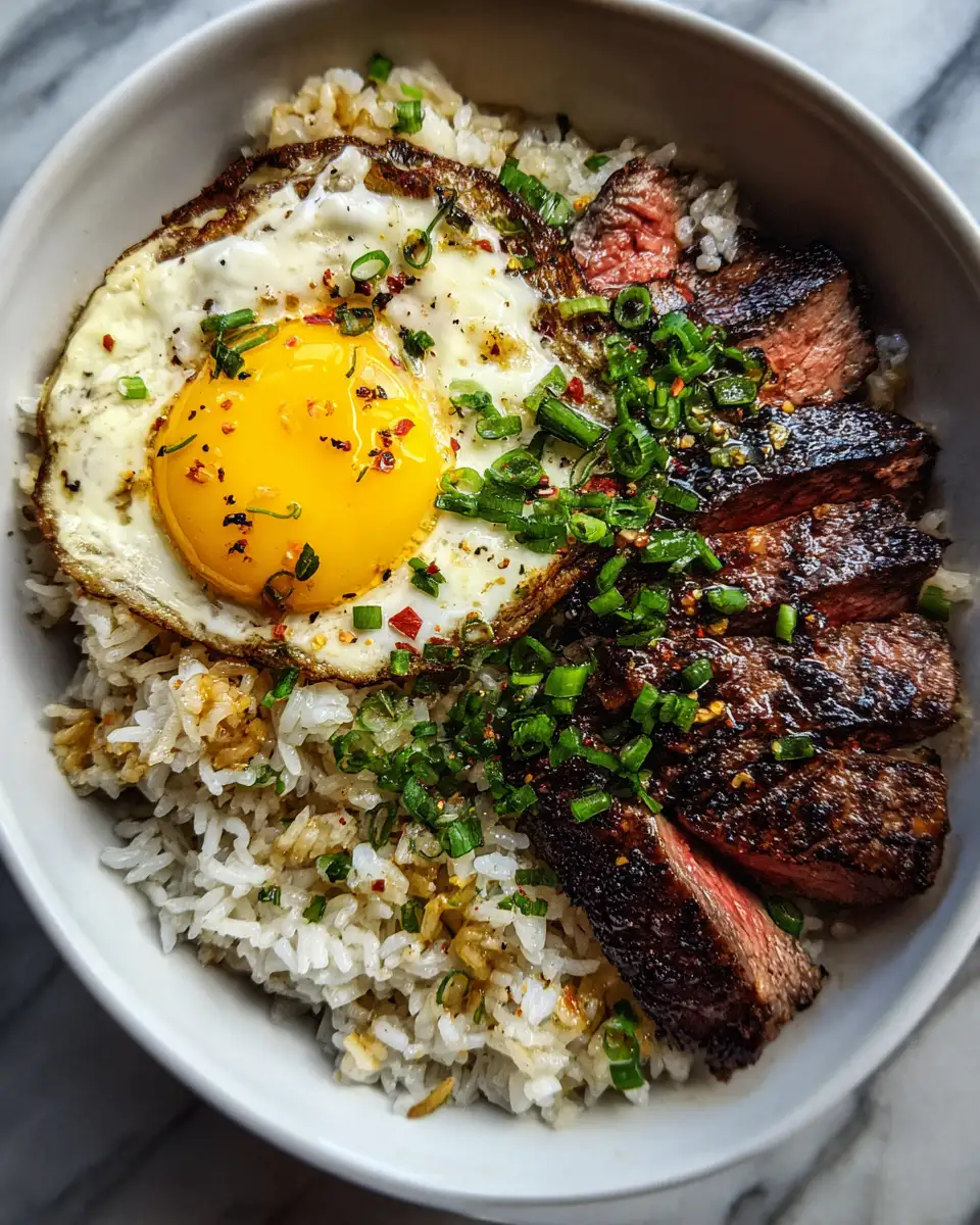 Savor the Flavor: Ultimate Steak and Garlic Butter Rice Bowl Experience - Featured Image