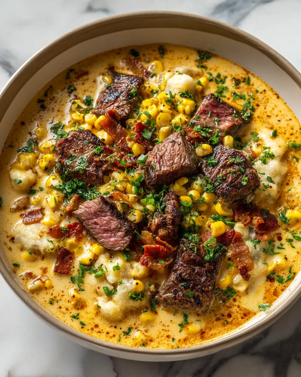 Savor the Flavor: Steak Corn Chowder Magic in Your Crockpot - Featured Image