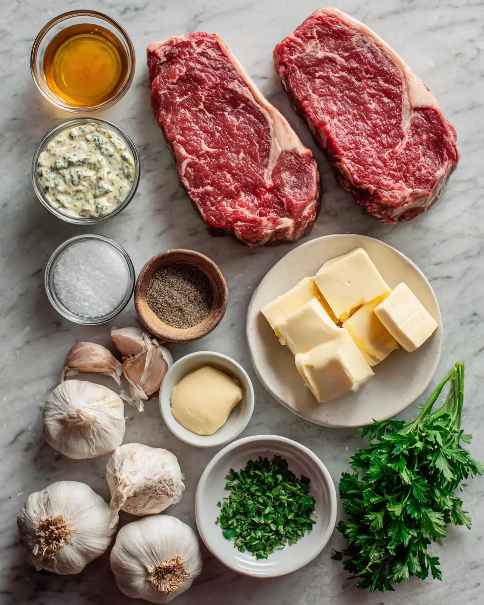 Sizzling Steak with Irresistible Bourbon Garlic Cream Sauce 4 Ingredients for Sizzling Steak with Irresistible Bourbon Garlic Cream Sauce