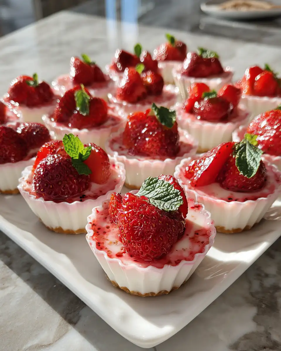 Irresistibly Sweet Strawberry Dessert Cups: A Berry-Licious Delight 6 Final dish - Irresistibly Sweet Strawberry Dessert Cups: A Berry-Licious Delight