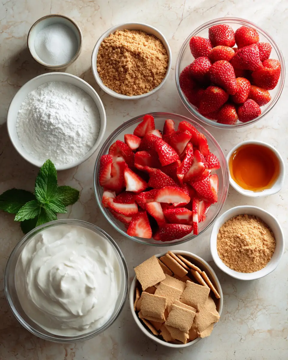 Irresistibly Sweet Strawberry Dessert Cups: A Berry-Licious Delight 4 Ingredients for Irresistibly Sweet Strawberry Dessert Cups: A Berry-Licious Delight